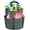 Dark Grey, variant on Cleaning Caddy with Handle, Cleaning Products Organiser, 17L Foldable Storage Basket, Cleaning Caddy Organiser, Portable Multi Cleaning Bucket Bag for Home, Garden (Black)