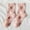 Pink, variant on Socks for Women Fashion Argyle Pattern Print England Style Cotton Middle Tube Socks Women Socks on Clearance