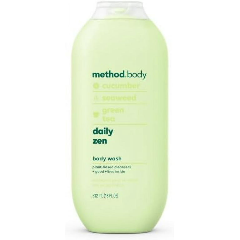 Method Body Wash Variety, 1 Daily Zen, 1 Pure Peace, 18 OZ Each, 1