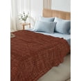 thumbnail image 5 of Dark Brown Flat Sheets Only Queen Size, Soft Breathable Bed Top Sheets for Mattress, Vintage Country Monochrome Chocolate Color Luxury Bedding Flat Sheets for Home Hotel Bedroom Bed Protection, 5 of 9