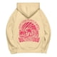 thumbnail image 5 of Sudadera con capucha Pink Palm Puff para mujer, sudadera con capucha de gran tamaño en rosa 2024 Preppy Casual Linda sudadera, sudadera con capucha Pink Palm Puff Tops Caqui L, 5 of 6