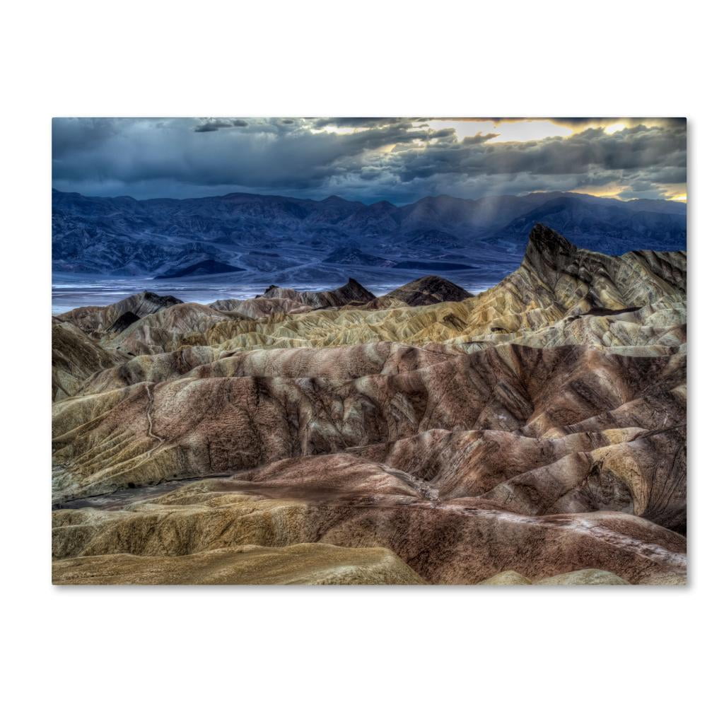 Trademark Fine Art "Death Valley" Canvas Art by Pierre Leclerc