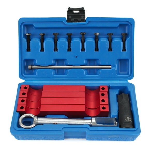 MOCA AUTOPARTS Engine Timing Tool Kit w/ T100 and Injector Removal Puller Tool Fit for Mercedes Benz M157 M276 M278