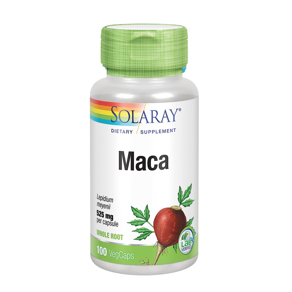 Solaray Maca Root 525 mg Healthy Balance, Energy, Vitality & Libido