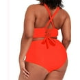 thumbnail image 1 of Maillot de Bain Taille Haute pour Femmes Maillot de Bain Taille Haute Imprimé Léopard Maillot de Bain Fendu Maillot de Bain Femmes Bikini Léopard Maillot de Bain Femmes, 1 of 6