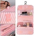 thumbnail image 3 of Neceser Pengxiaomei impermeable para colgar cosméticos, color rosa, 3 of 7