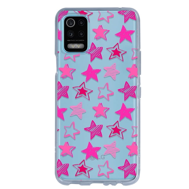 Funda InstaCase para LG K62 Dibujo de Estrellas Uso rudo