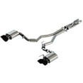 thumbnail image 5 of Borla Exhaust System Kit 140837BC ATAK Series Cat Back System; T-304 Stainless Steel; With Mufflers; 3 Inch Pipe Diameter; Dual Exhaust With Quad Exit; Quad Split Rear Exit, 5 of 5
