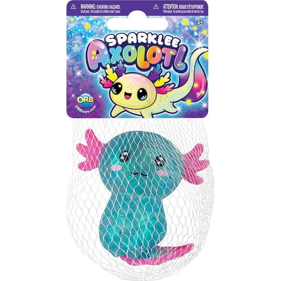 Sparklee Axolotl Blue Squeeze Toy