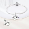 thumbnail image 3 of MULA 925 Sterling Silver Charms fit Bracelet Lucky Sisters Dangle Charms for Women Family, 3 of 6