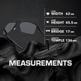 thumbnail image 5 of Oakley OO4124 Gauge 8 Rectangle Shaped Non-Polarized Sunglasses for Men - Includes Official Eyewear Kit - Matte Black Frame with Grey Lens, 5 of 7