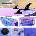 thumbnail image 4 of AISUNSS 11FT Inflatable Fishing Stand Up Paddle Board, 6'' Thick Deck, Complete Premium Full SUP Accessories Included, 4 of 6