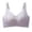 Light Violet, variant on BAOQIN Comfortable Bras for Women Lifting Bras Wireless Bra with V-Neck Solid Color Push Up Supportive Bras Lift Up Full Coverage