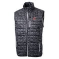 thumbnail image 2 of Men's Cutter & Buck  Black Washington State Cougars Rainier PrimaLoft Eco Insulated Printed Full-Zip Puffer Vest, 2 of 3