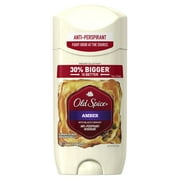 Old Spice Fresher Amber Scent Invisible Solid Antiperspirant and Deodorant for Men, 3.4 oz