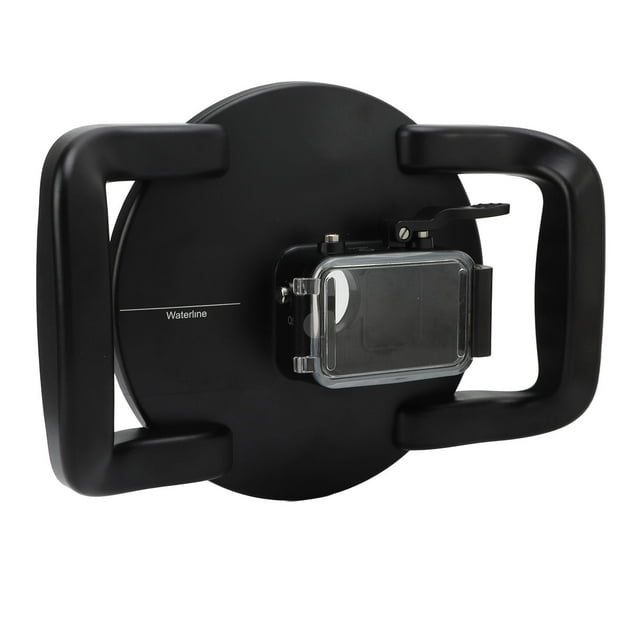 Lens Dome Port, Waterproof Two Handles Dome Port High Light Transmittance Diving Case With Trigger For Action Cameras