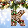 thumbnail image 4 of Christmas Ornaments Christmas Tree Decoration Pendant 26 Letters Ornament For Christmas Tree Acrylic 3D Alphabet Hanging Ornament DIY Crafts Monogram Ornaments Holiday Indoor Home Decor Gifts, 4 of 4