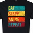 thumbnail image 4 of Inktastic Eat Sleep Anime Repeat T-Shirt, 4 of 5