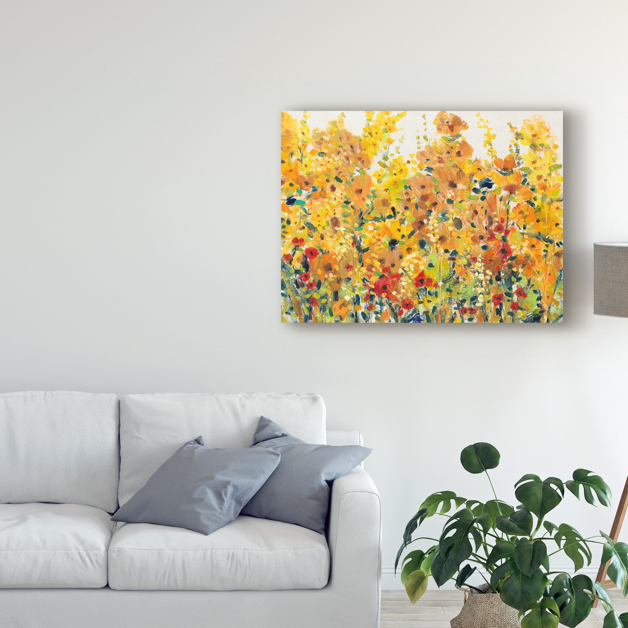 Trademark Fine Art 'Golden Summer Garden I' Canvas Art by Tim OToole