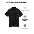 thumbnail image 2 of Boys Moisture Wicking Short Sleeve Polos, 2 of 6