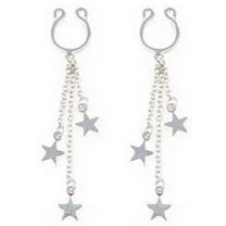 Body Accentz Nipple Rings Non Pierce Non-Piercing Clip On Stars Pair