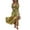 73# Yellow, variant on Women Ruffle Floral Maxi Summer Dress Off Shoulder Short Sleeve Backless Flounce Bodice Slit Hem Beach Dresses Green S