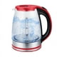 thumbnail image 5 of Hervidor de agua de acero inoxidable de vidrio de borosilicato de alta calidad, hervidor eléctrico de regalo rápido, 5 of 6