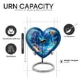 thumbnail image 3 of Yatskia Flying Bee at Blossoms Little Cremation Keepsake Urns for Human Ashes Adult Brother and Sister, Large Funeral Burial Urn for Ashes Adult Male, (Heart 8 Inch and 3 Inch), 3 of 8