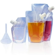 Premium Plastic Flasks for Liquor - Cruise and Travel Flasks
