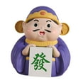 thumbnail image 5 of Baoblaze God of Wealth Sculpture Cute Gifts Small Statue for Bedroom Desk Home, 5 of 8