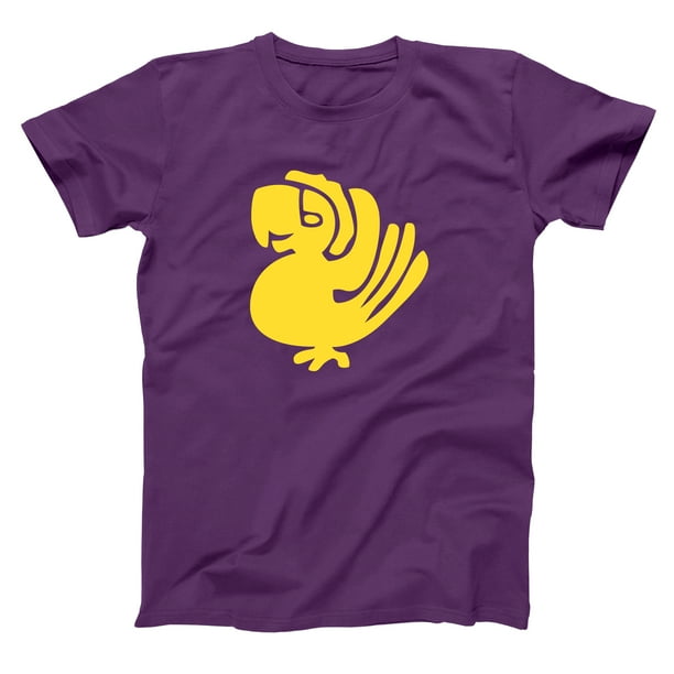 purple basic tee