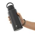 thumbnail image 4 of JoyJolt  Triple Insulated Stainless Steel Water Bottle with Flip Lid & Sport Straw Lid - 22 oz Black, 4 of 7