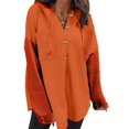 thumbnail image 1 of Sudadera SHEWIN Oversized para mujer casual de manga larga, 1 of 5