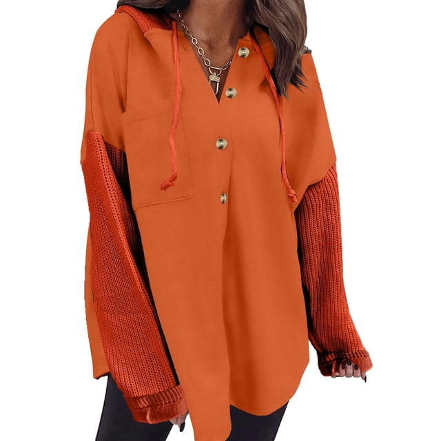 Sudadera SHEWIN Oversized para mujer casual de manga larga
