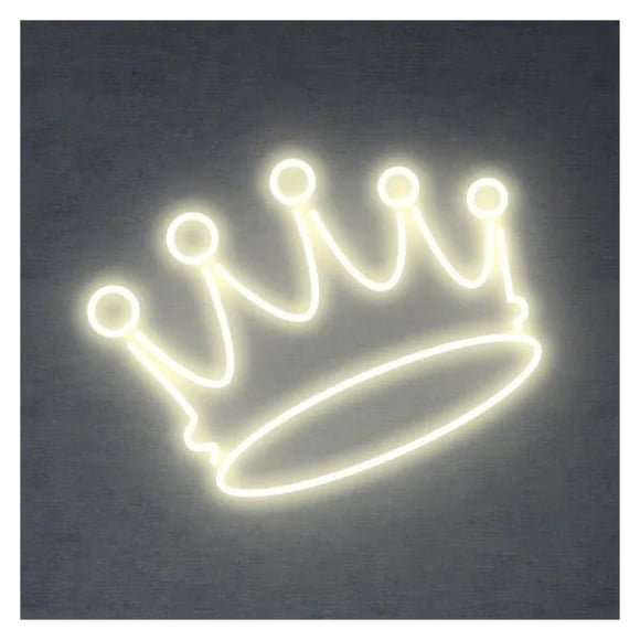 Letrero De Neón Con Forma De Corona Luz Para Bodas Compromisos Fiestas De Cumpleaños Bares Cervezas Dormitorios Hoteles Decoración De Pared 40cmx28cm