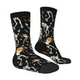 thumbnail image 4 of Yiaed Dancing Skeleton Party Print Great elasticity Crew Socks Sports socks for Men and Women, 4 of 5