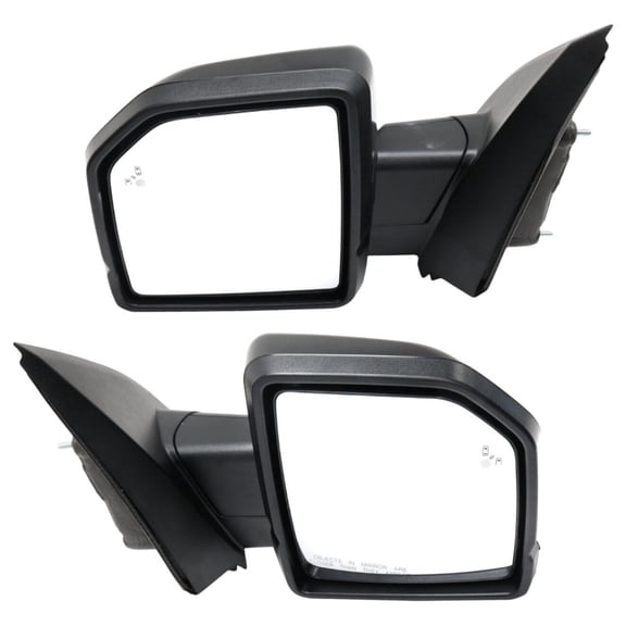 Zynkor Mirror Set of 2 for Ford for F150 /Lariat/Platinum/XL/XLT 15-17 & Limited/SSV 16-17 with Memory Paintable and Puddle Light