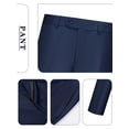 thumbnail image 6 of Beauty-Emily Men's 3-Piece Suit Set with Gold Accents – Blazer, Vest & Pants with Dust Bag, Formal Outfit for Wedding, Business & Gala, 6 of 9