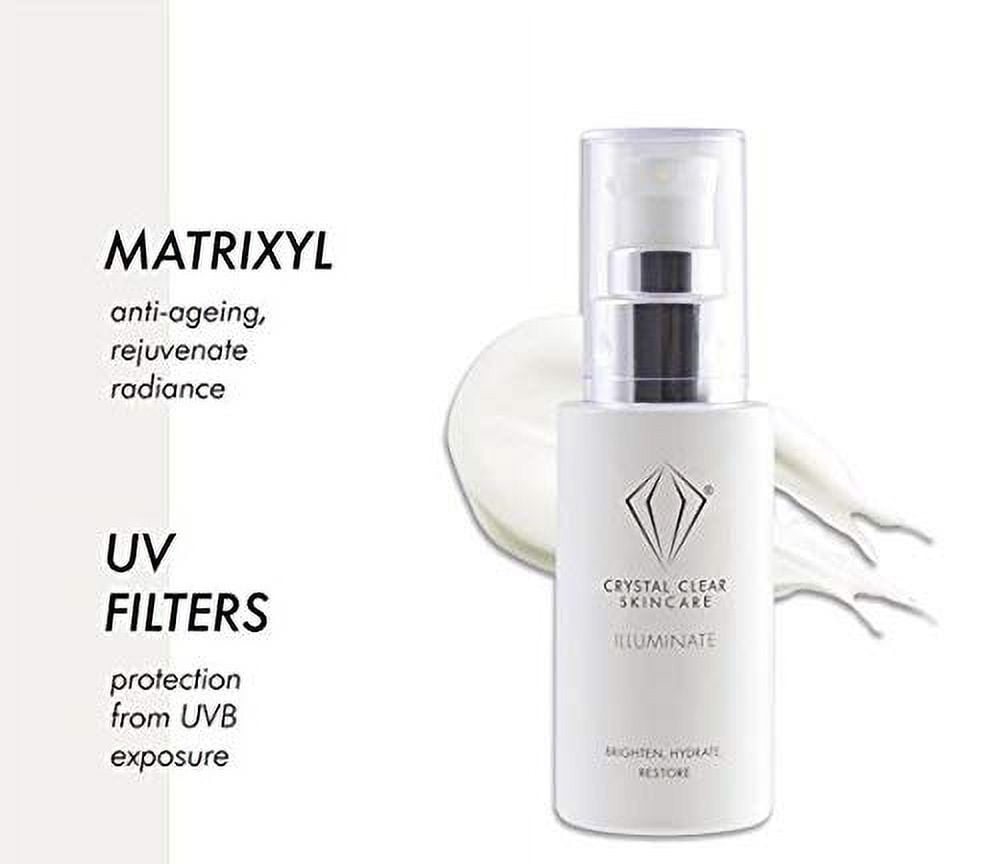 Crystal Clear Illuminate - Illuminating Facial Serum - Hydrating Face Serum Primer - Anti Aging Serum for Bright Dewy Skin (50 mL)