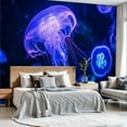 thumbnail image 2 of Prxcm Peel and Stick Canvas Wallpaper Blacklight Art Wall Mural Decor Self Adhesive and Removable 69"x98", 2 of 5