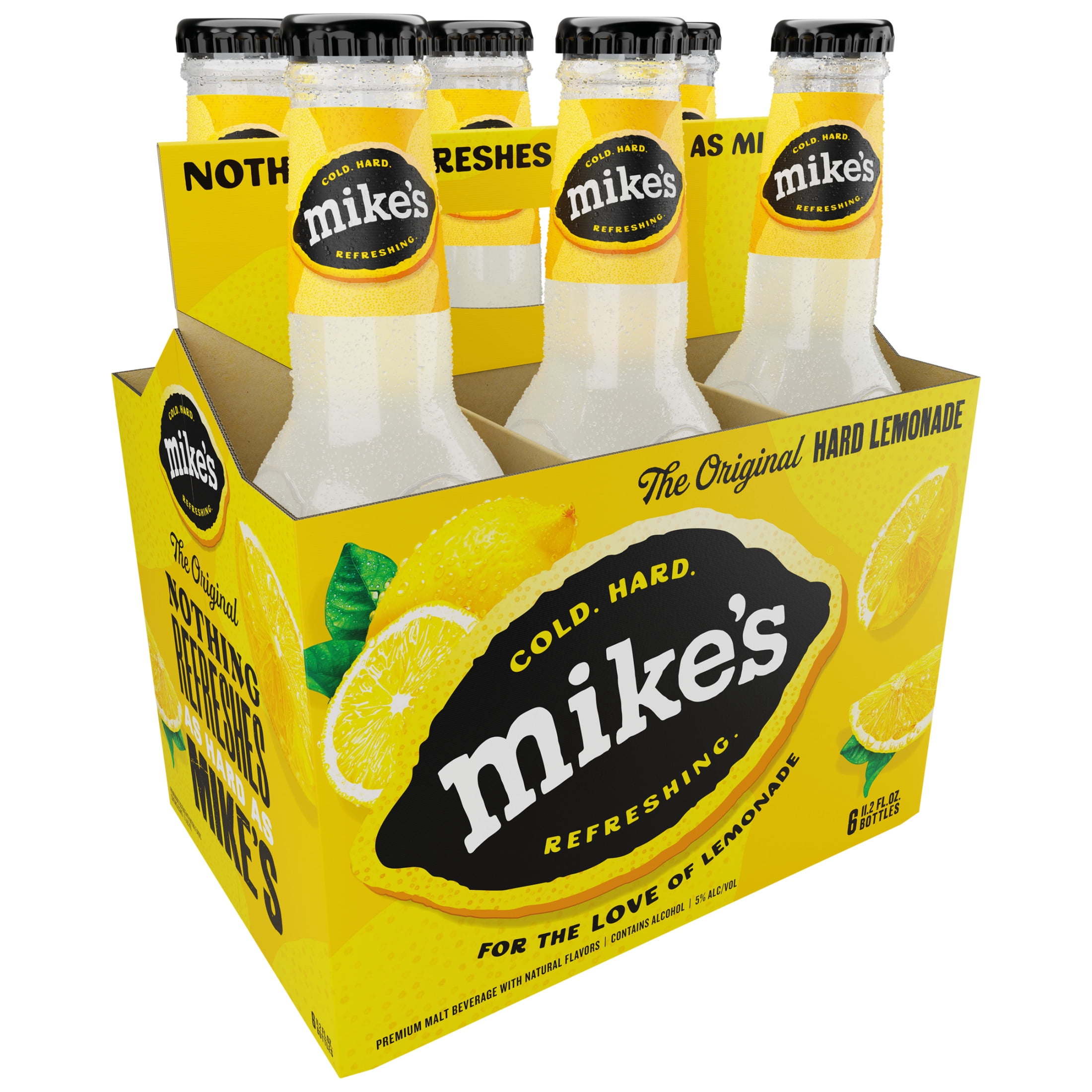 Mike's Hard Lemonade Original, 6 Pack, 11.2 fl oz Bottles, 5% ABV