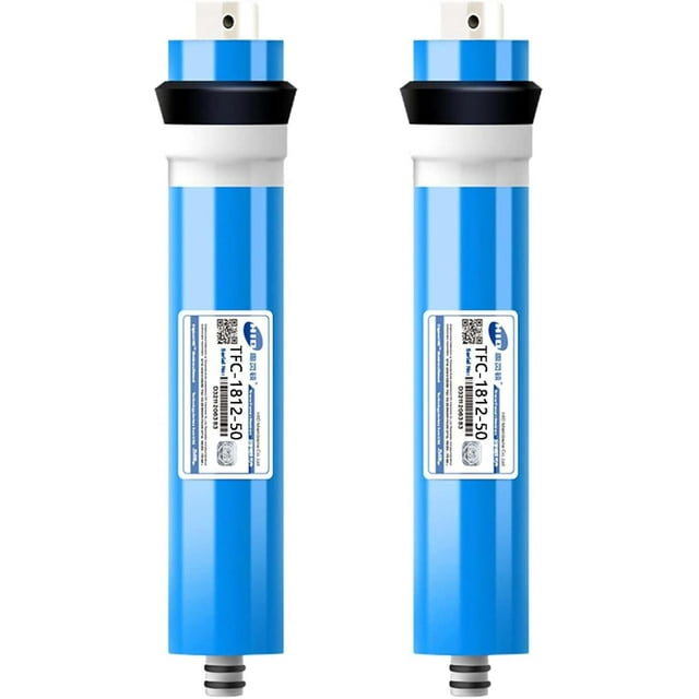 1812-50 GPD RO Membrane Filter, Reverse Osmosis Membrane Element Replacement Fits Under Sink RO Drinking Water Filter Filtration Purifier System-NSF Certificated,2 Pack