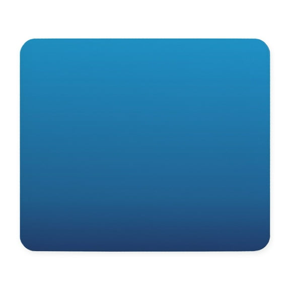 CafePress - Trendy Ombre Blue Mousepad - Non-slip Rubber Mousepad, Gaming Mouse Pad