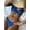 Blue, variant on Bathing Suit for Women Women's Solid Color Split Bikini Swimsuit Gift for Women