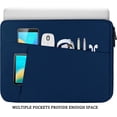 thumbnail image 3 of Laptop Sleeve Case 15.6 inch, Durable Shockproof Protective Computer Carrying Cover with Front Pocket, Briefcase Handbags Laptop Bag for 15.6 inch HP, Dell, Acer, Asus, Notebook, Blue, 3 of 14