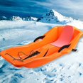 thumbnail image 3 of Trineo de nieve Zulema trineo de nieve con Frenos dobles Naranja, 3 of 7