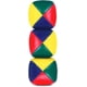 thumbnail image 1 of Juego de 3 bolas de malabares de circo clásicas, suaves, duraderas, de fácil agarre, bolas multicolores, 1 of 4