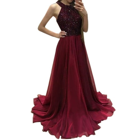 Wedding Gown Sachet - OUMY Women Formal Lace Dress Evening Party Cocktail Prom Gown Bridesmaid Wedding Long Maxi Dresses