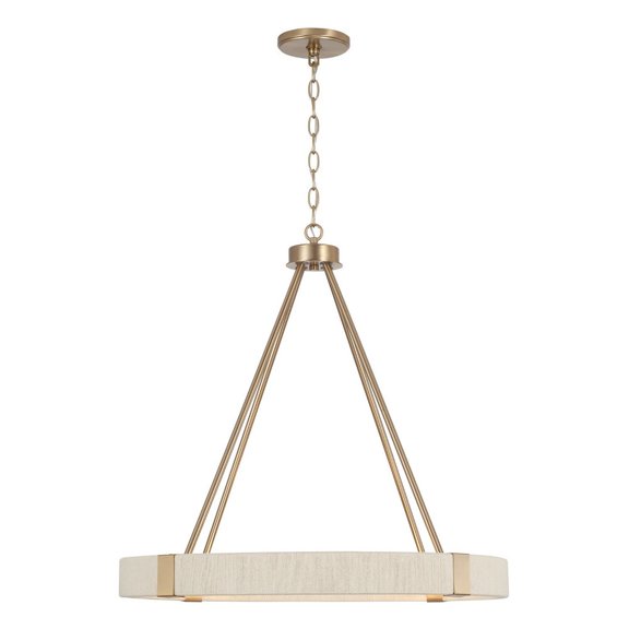 4 Light Chandelier In Minimalist Style-25.5 Inches Tall And 26 Inches Wide -Traditional Installation Capital Lighting 449841Ma