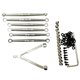 thumbnail image 2 of Varilla de dirección Yotijar conjunto de chasis para Axial SCX24 AXI00001 AXI00002 JLU 1/24 RC plata, 2 of 4